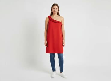 piękne czerwone sukienki na wesele: QUIOSQUE, Sukienka damska, rozmiar XL — 6