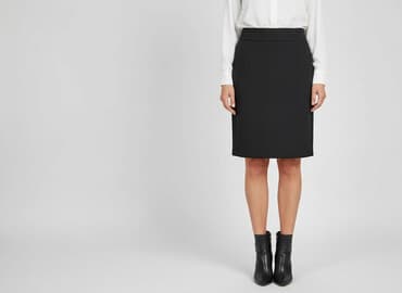 wełniana spódnice midi: Laurel, Women`s skirt, size L — 1