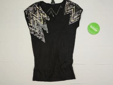 bluzki złotą nitką: H&M, T-shirt damski, rozmiar XS — 2