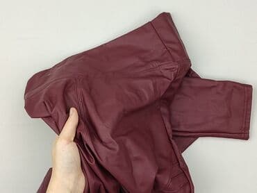 legginsy woskowane: Yu & Me, Legginsy Ze skóry ekologicznej damskie, rozmiar S — 6