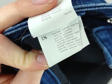 czarne spodenki damskie sinsay: Sinsay, Jeansy damskie, rozmiar S — 6