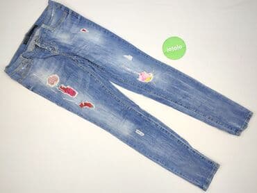 legginsy woskowane wysoki stan: ONLY, Jeansy damskie, rozmiar M — 2