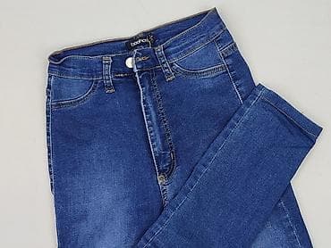 spodnie przecierane: Boohoo, Jeansy damskie, rozmiar XS — 1