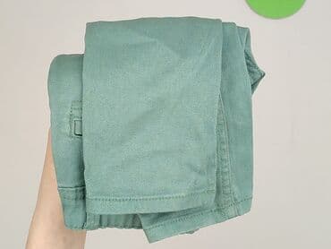 stradivarius spodnie woskowane z wysokim stanem: Material trousers, Okaidi, 3-4 years, 104, condition - Very good — 5
