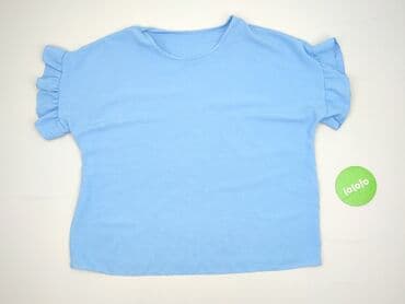 chabrowa bluzki plus size: Bluzka damska, rozmiar 6XL — 3