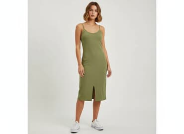 reserved sukienka butelkowa zieleń: Amisu, Sukienka damska, rozmiar M — 6