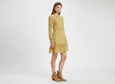 shein zolta sukienka: Lofty Manner, Sukienka damska, rozmiar M — 6