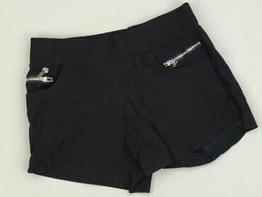 krótkie czarne spodenki materiałowe: Szorty damskie, rozmiar M — 1