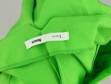 sinsay koszulka z kotem: Sinsay, Spodnie materiałowe damskie, L — 4