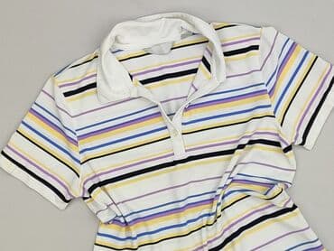 golfy w paski: Polo shirt for men, size L — 1