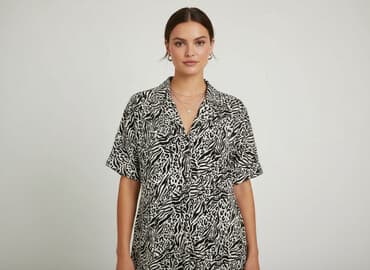 spodnie w panterkę sinsay: Sinsay, Sukienka damska, rozmiar S — 1