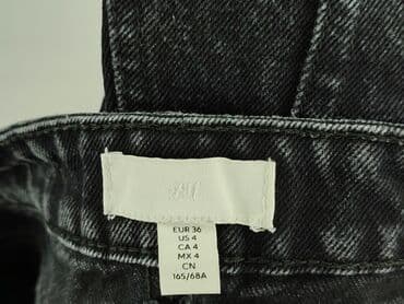 krótkie spodenki dżinsowe z wysokim stanem: H&M, Szorty damskie, rozmiar S — 5