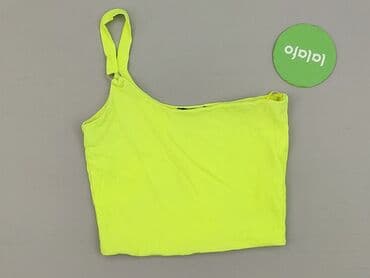 bluzka żółta w czarne paski: Tally Weijl, Top damski, rozmiar M — 2