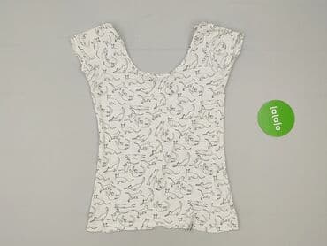 bluzki basic z dekoltem v: House, T-shirt damski, rozmiar XS — 2