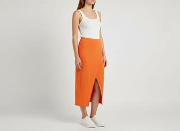 pomarańczowa marynarka mohito: Amisu, Spódnica damska, L — 7