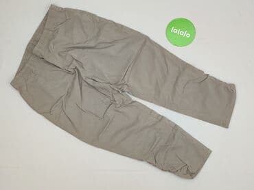 legginsy woskowane wysoki stan: Janina, Material trousers for women, M — 2