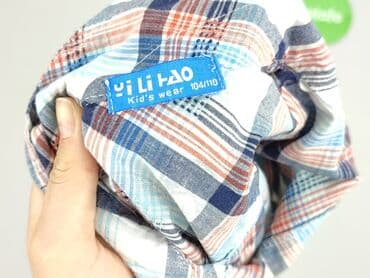 czapka bobo choses: Shirt 4-5 years, condition - Very good, pattern - Cell, color - Multicolored — 4