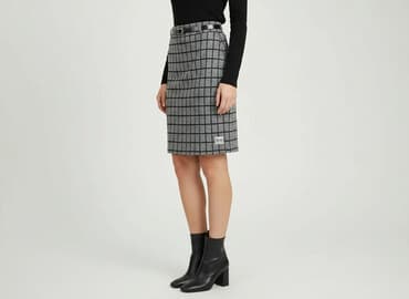 spódnice ołówkowe w kratkę: Spódnica damska, rozmiar S — 5