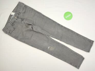 jeansy biodrówki: H&M, Jeansy damskie, rozmiar L — 2