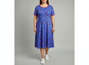 sukienki midi z marszczeniem: Sukienka damska, rozmiar 2XL — 1