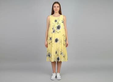 sukienka z haftowanymi kwiatami: Sukienka damska, rozmiar L — 6