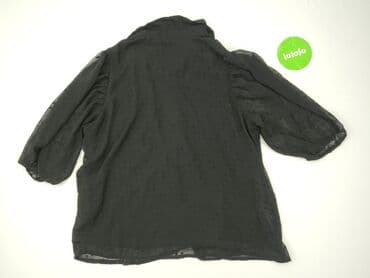 czarne szyfonowa bluzki: Reserved, Women's blouse, size 2XL — 4