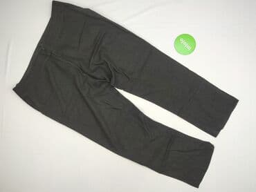 szare szerokie jeansy: F&F, Spodnie materiałowe damskie, rozmiar 3XL — 2