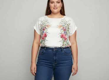 kurtka 4xl: Bluzka damska, rozmiar 4XL — 5