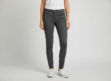 c a spodnie damskie z wysokim stanem: Jeansy damskie, rozmiar S — 1