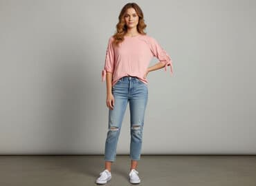 bluzka z reniferem dla dziewczynki: Bluzka damska, rozmiar S — 7