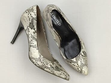 sinsay klapki na obcasie: Półbuty damskie, rozmiar 37 — 1