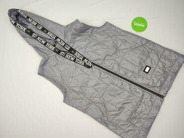 kurtka puchowa z kapturem krzyżówka: Kamizelka damska, 4XL — 2