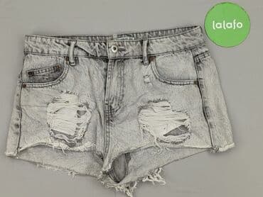 spodenki jeansowe z wysokim stanem pull and bear: PULL&BEAR, Szorty damskie, rozmiar M — 2