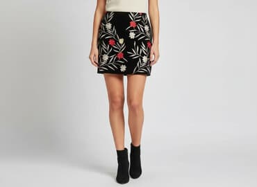 welurowa plisowane spódnice: Spódnica damska, rozmiar L — 1