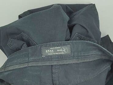 jeansy carrot co to znaczy: BRAX, Spodnie materiałowe damskie, rozmiar S — 6