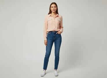 koszula w świnki makłowicz: SZACHOWNICA, Koszula damska, rozmiar L — 1