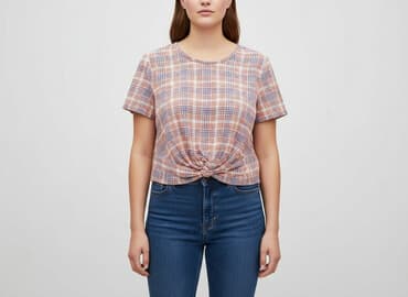 koszula w kratę damska h m: H&M, Bluzka damska, rozmiar XL — 1