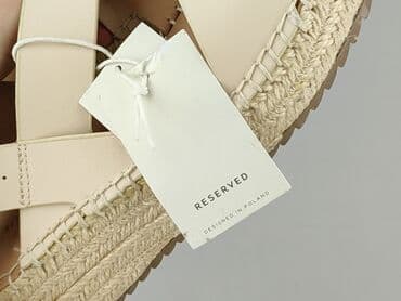 sandały wiązane płaskie ccc: Reserved, Sandały damskie, rozmiar 37 — 7