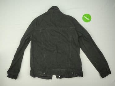 koszulka z a: Kurtka jeansowa dla mężczyzn, L — 3