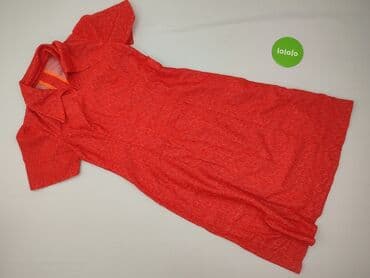 czerwona sukienki midi: Sukienka damska, rozmiar M — 2