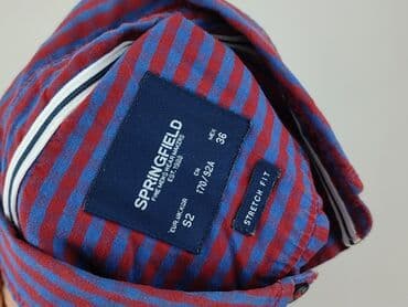 wiosenne ubrania: Springfield, Shirt for men, size S — 4