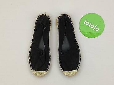 baleriny c: Czarne espadryle damskie VRS - Rozmiar: 36 - Model: wsuwane espadryle — 2