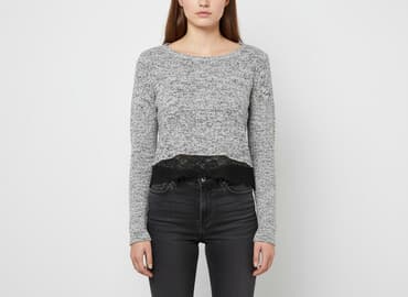 sweter z perełkami h m: H&M, Sweter damski, rozmiar S — 6