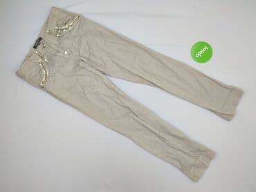 patchworkowe jeansy: Camomilla, Spodnie materiałowe damskie, XL — 2