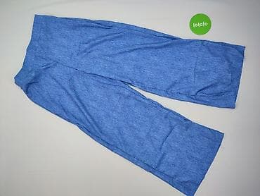 wide leg: Spodnie materiałowe damskie, rozmiar L — 2