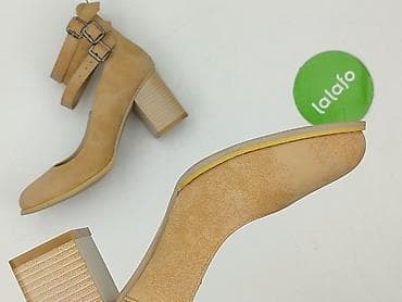 buty na ostrogi piętowe: Półbuty damskie, rozmiar 38 — 7