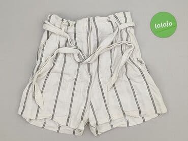 białe spodenki damskie hm: H&M, Szorty damskie, rozmiar M — 2