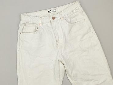 mode weiss: Bershka, Jeansy damskie, rozmiar M — 1