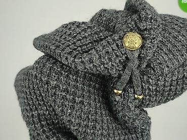 ponczo szare: Ponczo damskie, rozmiar One size — 5