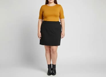 spódniczka mini allegro: George, Spódnica damska, rozmiar 4XL — 8